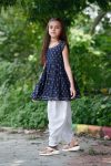 FANCY 14KG RAYON FOIL PRINT AND LACE WORK KID’S TOP AND DHOTI SET FESTIVE WEAR WHOLESALE PRICE ETHNIC GARMENT(30)