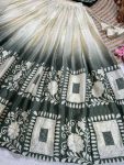 FANCY CHINON SILK EMBROIDERY WORK LEHENGA CHOLI WITH DUPATTA FESTIVE WEAR WHOLESALE PRICE ETHNIC GARMENT (2)
