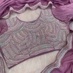 FANCY CHOCOLATE SILK BEADS EMBROIDERY LACE WORK SAREE WITH UNSTITCHED BLOUSE PARTY WEAR WHOLESALE PRICE ETHNIC GARMENT (4)