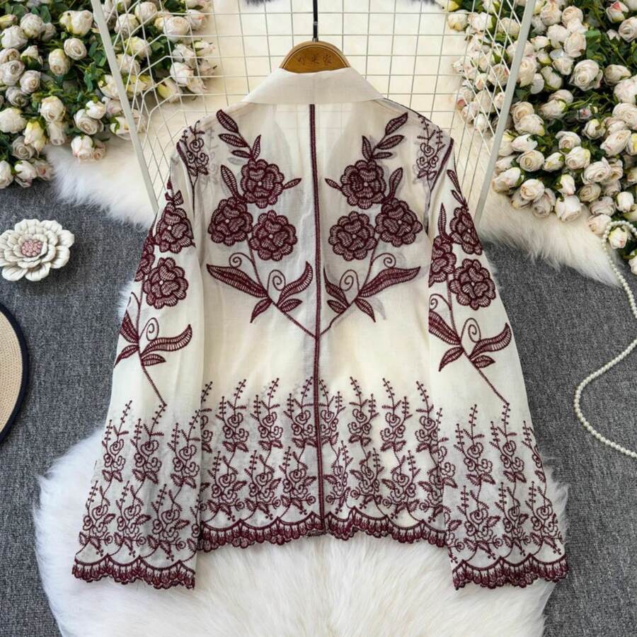 FANCY COTTON EMBROIDERY WORK TOP OFFICE WEAR WHOLESALE PRICE ETHNIC GARMENT (3)