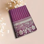 FANCY LICHI SILK RICH PALLU & JACQUARD WORK SAREE WITH UNSTITCHED BLOUSE FESTIVE WEAR WHOLESALE PRICE ETHNIC GARMENT (7)