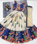 FANCY MUSLIN COTTON MUSLIN COTTON WORK KID’S LEHENGA CHOLI WITH DUPATTA FESTIVE WEAR WHOLESALE PRICE ETHNIC GARMENT (3)