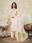 FANCY MUSLIN SILK DIGITAL PRINT WORK TOP BOTTOM WITH DUPATTA OFFICE WEAR WHOLESALE PRICE ETHNIC GARMENT (7)