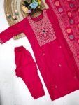 FANCY ROMAN SILK REAL MIRROR HAND WORK TOP BOTTOM WITH DUPATTA FESTIVE WEAR WHOLESALE PRICE ETHNIC GARMENT (9)