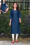 FANCY TESLA SEQUENCE WORK KURTI DAILY WEAR WHOLESALE PRICE ETHNIC GARMENT (7)
