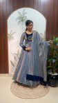 FANCY TISSUE SILK HAND WORK GOEN WITH DUPATTA FESTIVE WEAR WHOLESALE PRICE ETHNIC GARMENT (5)