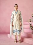 FANCY VISCOSE RAYON SEQUENCE EMBROIDERY WORK TOP BOTTOM WITH DUPATTA WHITE