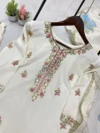 MODERN CHINON SEQUENCE EMBROIDERY WORK TOP PALAZZO WITH DUPATTA FESTIVE WEAR WHOLESALE PRICE ETHNIC GARMENT (6)
