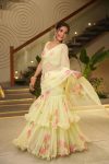 MODERN GEORGETTE DIGITAL PRINT 3-LAYER RUFFLE WORK LEHENGA SAREE WITH STITCHED BLOUSE PARTY WEAR WHOLESALE PRICE ETHNIC GARMENT (5)