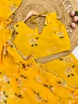 MODERN GEORGETTE DIGITAL PRINT WORK LEHENGA SAREE WITH STITCHED BLOUSE PARTY WEAR WHOLESALE PRICE ETHNIC GARMENT (2)