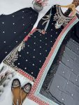 MODERN GEORGETTE EMBROIDERY SEQUENCE WITH FANCY LACE BORDER AND PERAL MIRROR HAND WORK TOP PALAZZO WITH DUPATTA FESTIVE WEAR WHOLESALE PRICE ETHNIC GARMENT (2).jpg