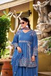 MODERN GEORGETTE EMBROIDERY WORK TOP PALAZZO WITH DUPATTA WEDDING WEAR WHOLESALE PRICE ETHNIC GARMENT (3)