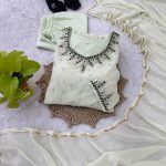 MODERN GEORGETTE HANDWORK GOWN BOTTOM WITH DUPATTA PARTY WEAR WHOLESALE PRICE ETHNIC GARMENT (3)