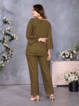 MODERN IMPORTED PLAIN CO-ORD SET OFFICE WEAR WHOLESALE PRICE ETHNIC GARMENT (6)