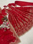 MODERN NATURAL CREPE SEQUENCE AND EMBROIDERY WORK ANARKALI BOTTOM WITH DUPATTA FESTIVE WEAR WHOLESALE PRICE ETHNIC GARMENT (6)