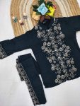 MODERN RAYON EMBROIDERY WORK CO-ORD SET OFFICE WEAR WHOLESALE PRICE ETHNIC GARMENT (8)