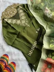MODERN ROMAN SILK EMBROIDERY WITH SEQUENCE WORK TOP BOTTOM WITH DUPATTA FESTIVE WEAR WHOLESALE PRICE ETHNIC GARMENT (3)