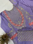 MODERN ROMAN SILK SEQUENCE EMBROIDERY WORK TOP PALAZZO WITH DUPATTA FESTIVE WEAR WHOLESALE PRICE ETHNIC GARMENT (4)