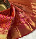RICH LOOK BANARASI SILK WEAVING WORK SAREE WITH UNSTITCHED BLOUSE FESTIVE WEAR WHOLESALE PRICE ETHNIC GARMENT (2)