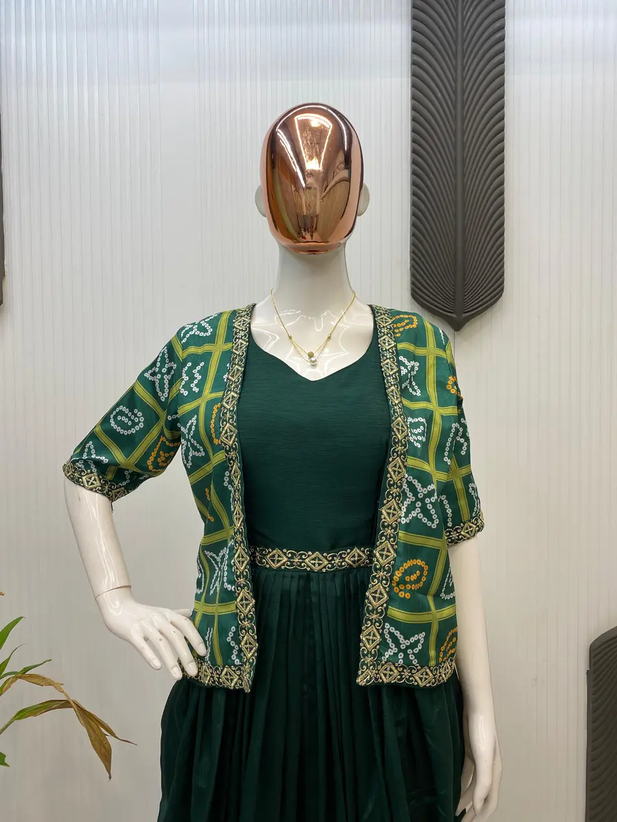 RICH LOOK CHINON SEQUENCE MBROIDERY LACE WORK ONE PIECE DHOTI STYLE WITH KOTI PARTY WEAR WHOLESALE PRICE ETHNIC GARMENT (18)