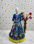 RICH LOOK CHINON SILK POSITION PRINT EMBROIDERY WORK KID’S LEHENGA CHOLI WITH DUPATTA FESTIVE WEAR WHOLESALE PRICE ETHNIC GARMENT (2)