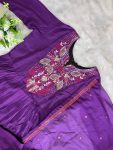 RICH LOOK MUL COTTON MACHINE EMBROIDERY WORK TOP BOTTOM WITH DUPATTA FESTIVEWEAR WHOLESALE PRICE ETHNIC GARMENT (2)