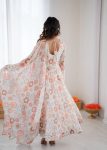 RICH LOOK ORGANZA FLORAL PRINT WORK ANARKALI GOWN BOTTOM WITH DUPATTA PARTY WEAR WHOLESALE PRICE ETHNIC GARMENT (3)