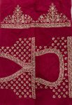 RICH LOOK RANGOLI SILK SEQUENCE AND DORI EMBROIDERY WORK LACE BORDER WORK SAREE WITH UNSTITCHED BLOUSE WEDDING WEAR WHOLESALE PRICE ETHNIC GARMENT (6)