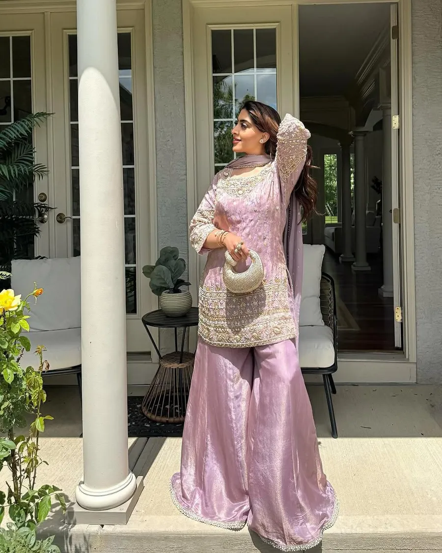 SHIMMER SILK SEQUENCE & ZARI EMBROIDERY WORK TOP PALAZZO WITH DUPATTA FESTIVE WEAR WHOLESALE PRICE ETHNIC GARMENT (20)