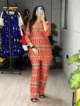 3NEW ARRIVAL RAYON PRINTED CO-ORD SET DAILY WEAR WHOLESALE PRICE ETHNIC GARMENT (12)