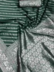 3TRENDING LICHI SILK BANARASI WEAVING WORK SAREE WITH UNSTITCHED BLOUSE FESTIVE WEAR WHOLESALE PRICE ETHNIC GARMENT (3)