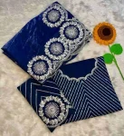 DESIGNER FENDY SATIN DORI THREAD AND SEQUENCE EMBROIDERY WORK WITH CUT WORK BORDER SAREE WITH UNSTITCHED BLOUSE WEDDING WEAR WHOLESALE PRICE ETHNIC GARMENT.jpg (3).jpg.webp