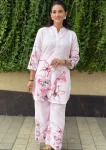 FANCY POLY RAYON DIGITAL PRINT WORK CO-ORD SET OFFICE WEAR WHOLESALE PRICE ETHNIC GARMENT (1)