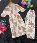 FANCY RAYON DIGITAL PRINT WORK CO-ORD SET OFFICE WEAR WHOLESALE PRICE ETHNIC GARMENT (6)