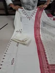 MODERN COTTON EMBROIDERY SEQUENCE WORK TOP BOTTOM WITH DUPATTA OFFICE WEAR WHOLESALE PRICE ETHNIC GARMENT.jpg (4)