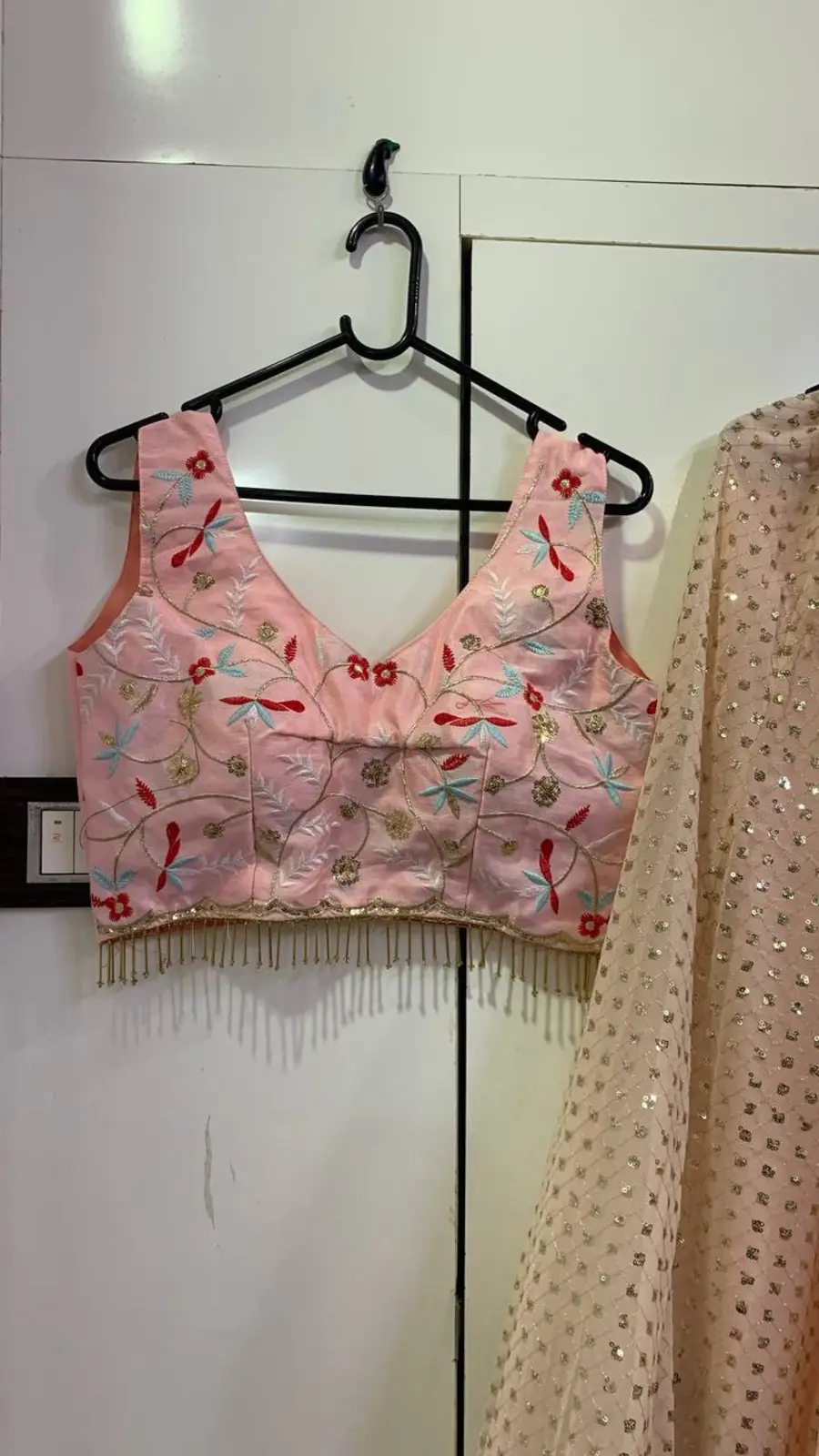 MODERN GEORGETTE SEQUENCE WORK AND FRILL BORDER WORK LEHENGA CHOLI WITH DUPATTA PARTY WEAR WHOLESALE PRICE ETHNIC GARMENT (1)