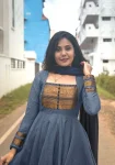 NEW ARRIVAL CHANDERI COTTON JACQUARD WEAVING ZARI BORDER WORK ANARKALI GOWN WITH DUPATTA FESTIVE WEAR WHOLESALE PRICE ETHNIC GARMENT (2)
