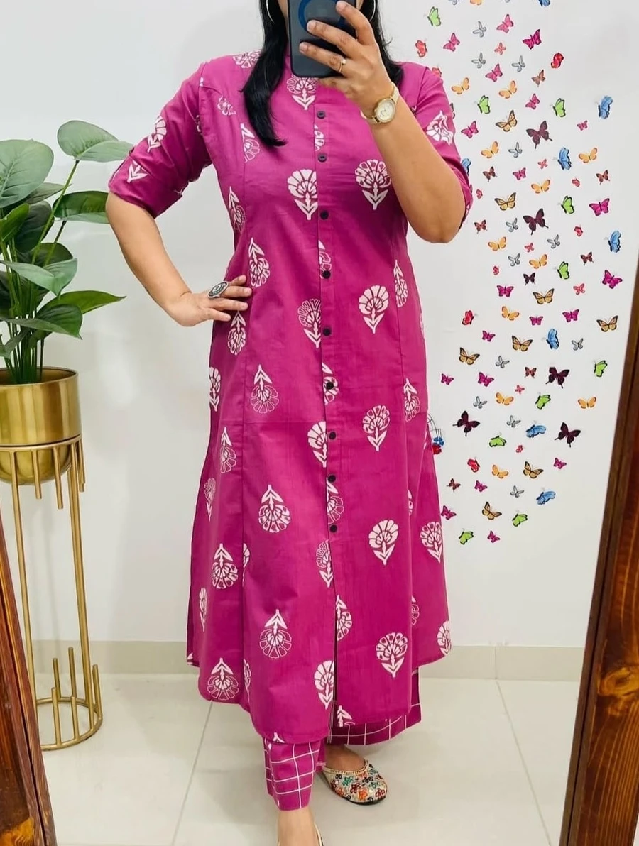 NEW ARRIVAL POLY RAYON FLORAL PRINT WORK TOP BOTTOM SET FESTIVE WEAR WHOLESALE PRICE ETHNIC GARMENT (3)