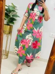 NEW ARRIVAL RAYON FLORAL PRINT WORK CO-ORD SET OFFICE WEAR WHOLESALE PRICE ETHNIC GARMENT (2)
