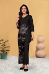 TRENDING RAYON MULTI EMBROIDERY THREAD WORK WITH HAND WORK CO-ORD SET OFFICE WEAR WHOLESALE PRICE ETHNIC GARMENT (2)