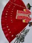 19DESIGNER CHINON DIGITAL PRINT WITH EMBROIDERY CODING SEQUENCE WORK TOP LEHENGA WITH DUPATTA FESTIVE WEAR WHOLESALE PRICE ETHNIC GARMENT (2)