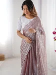 1DESIGNER JIMMY CHOO CHIFFON SILK SEQUENCE WORK AND PALLU CUT WORK AND ARC CUT BORDER WORK SAREE WITH UNSTITCHED BLOUSE WWDDING WEAR WHOLESALE PRICE ETHNIC GARMENT (13).webp