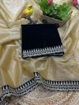 1DESIGNER TWILL NET SEQUENCE WITH JARI DORI EMBROIDERY WORK VELVET LACE BORDER WORK SAREE WITH UNSTITCHED BLOUSE PARTY WEAR WHOLESALE PRICE ETHNIC GARMENT (13).jpg.webp