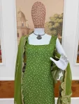 1FANCY GEORGETTE PEARL MOTI & REAL MIRROR HAND WORK WITH EMBROIDERY WORK TOP BOTTOM WITH DUPATTA PARTY WEAR WHOLESALE PRICE ETHNIC GARMENT (12)