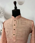 1FANCY KHADI LINEN HANDWOVEN WORK MEN’S KURTA PAYJAMA FESTIVE WEAR WHOLESLAE PRICE ETHNIC GARMENT (15)
