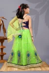 1FANCY NET SEQUENCE EMBROIDERY WORK KID’S LEHENGA CHOLI WITH DUPATTA FESTIVE WEAR WHOLESALE PRICE ETHNIC GARMENT (14)