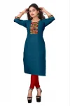 1MODERN COTTON EMBROIDERY WORK ONLY KURTI FESTIVE WEAR WHOLESALE PRICE ETHNIC GARMENT (7)