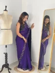 1NEW ARRIVAL FENDY CHIFFON DIAMOND CUT DANA JHARKAN WORK WITH HANDWORK SEQUNCE BUTTA WORK SAREE WITH UNSTITCHED BLOUSE WEDDING WEAR WHOLESALE PRICE ETHNIC GARMENT (25).webp