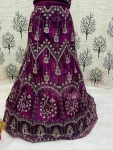 1NEW ARRIVAL HEAVY NET CHAIN WORK LEHENGA CHOLI WITH DUPATTA FESTIVE WEAR WHOLESALE PRICE ETHNIC GARMENT (5)