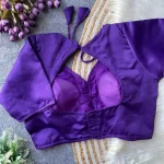 1NEW ARRIVAL MALAI SATIN PLAIN READY TO WEAR BLOUSE FESTIVE WEAR WHOLESALE PRICE ETHNIC GARMENT (5)